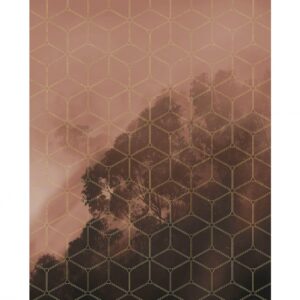Komar Pure PSH099-VD2 Golden Grid Mural