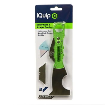IQUIP UTILITY KNIFE AND SCRAPER COMBO